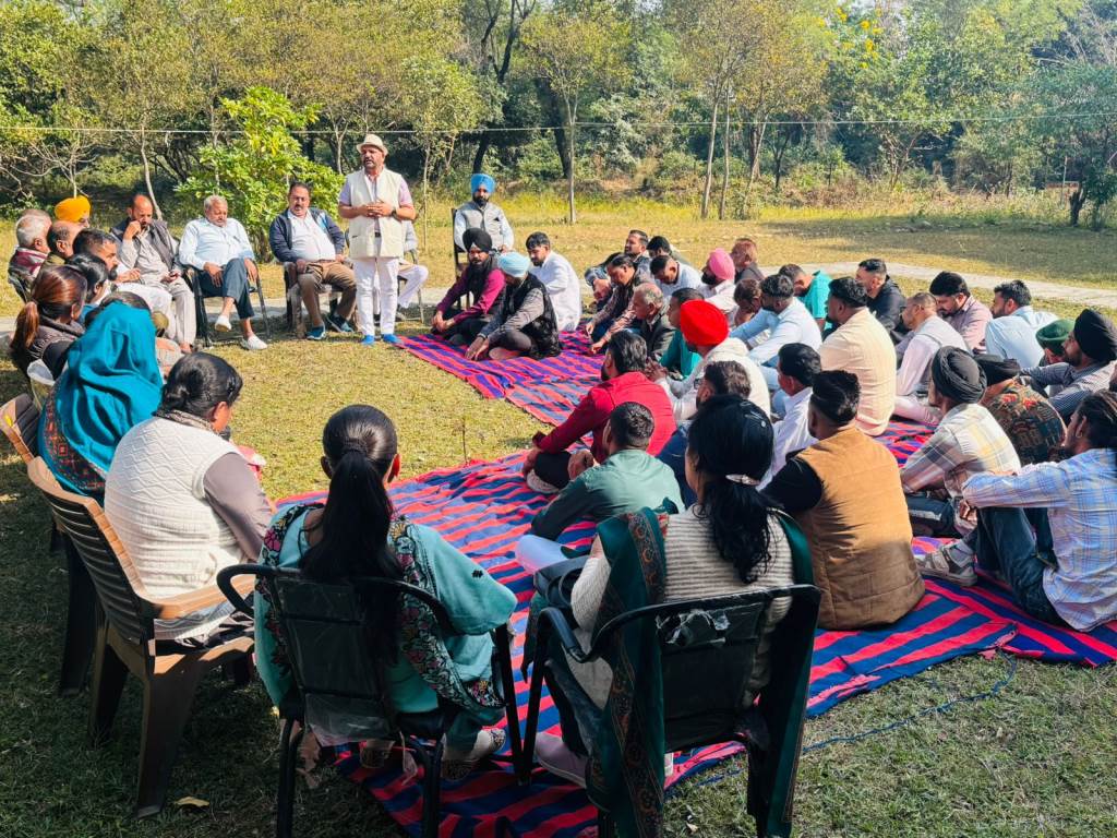 Special meeting held by the organization incharge with the block presidents and party workers of Aam Aadmi Party